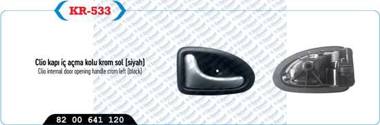 KAYA KR-533 Kapi Ica Acma Kolu Sol Krom Clio-Logan 09->